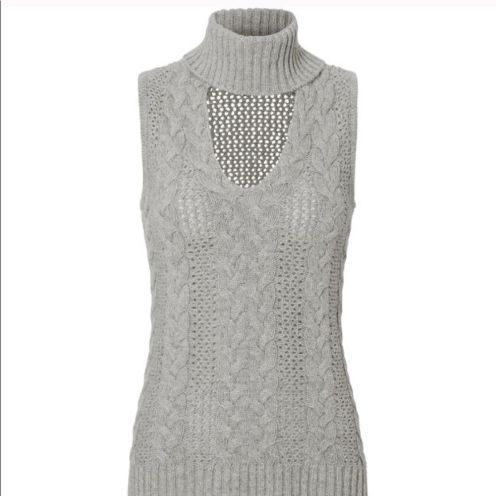 NWOT Intermix Sleeveless Turtleneck (Ivory)